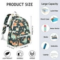 thumbnail image 6 of Cute Dinosaur Pattern Backpack for School,Cute School Bag,Schoolbag with Adjustable Shoulder Straps & Padded Back,13.4"x11"x4.7", 6 of 6