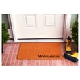 thumbnail image 3 of Collins Orange Pastel Welcome Doormat, 17" x 29", 3 of 5