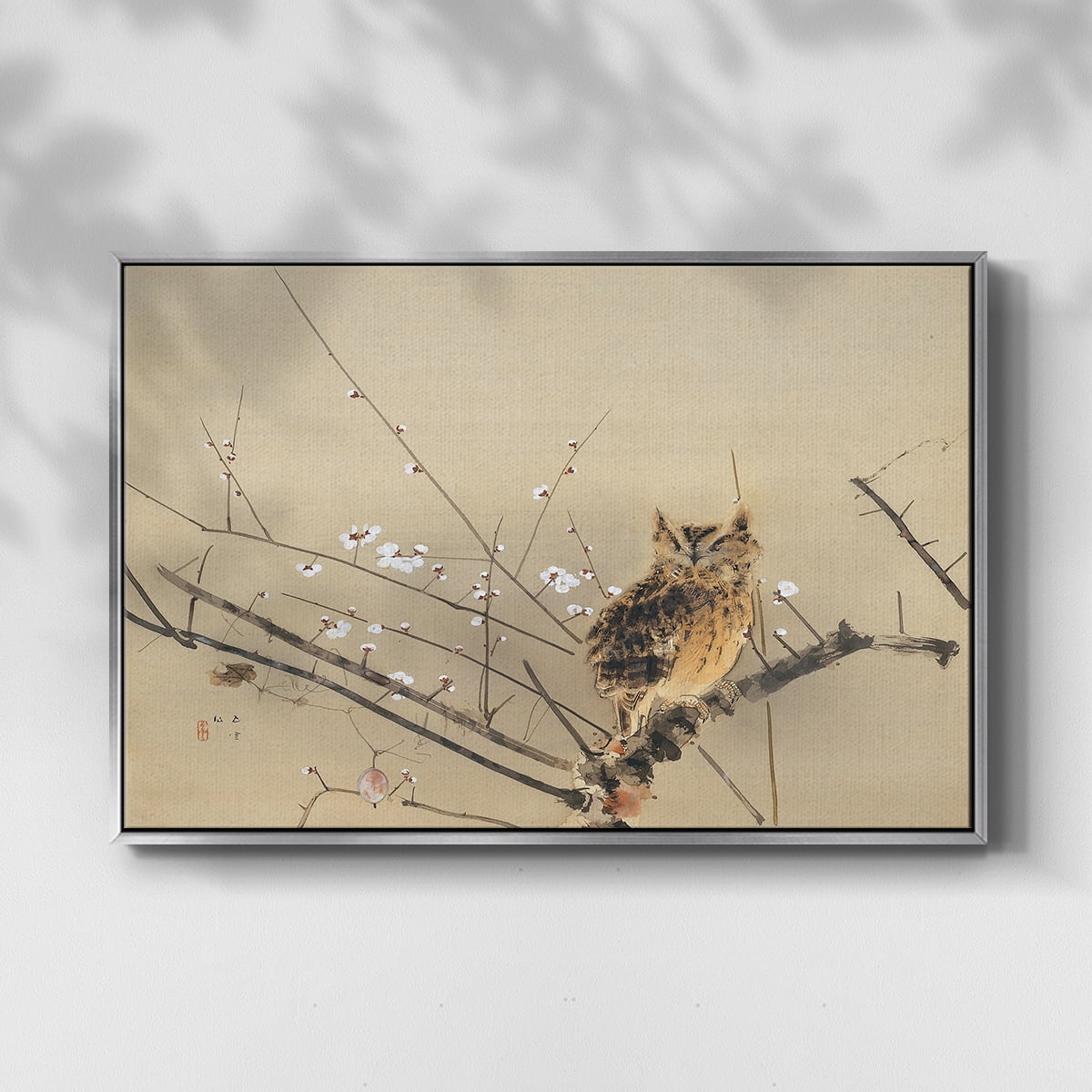 Vintage Landscape-MXVI By Wexford Home Framed in Silver Wood Gallery Wrapped Canvas 27 in. x 41 in.