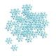 thumbnail image 2 of Adornos de confeti de copos de nieve Gloria Decoraciones de mesa Azul, 2 of 9