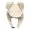 White, variant on Down Hat with Earflaps Comfortable with Ears Peaked Hat Ear Protection for Women White