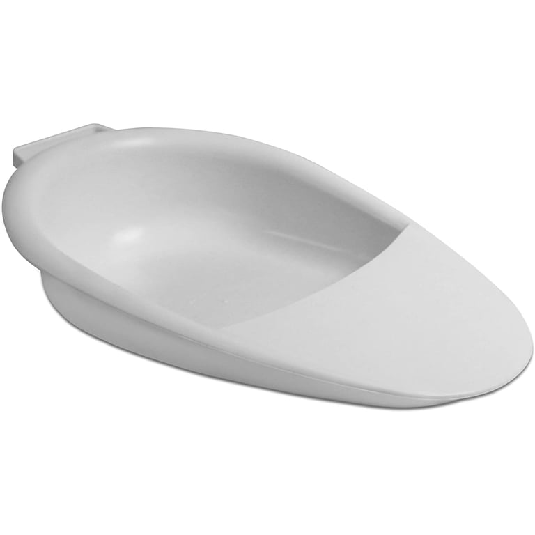 Portable Easy Clean Bedpan - Female Urinal With Handle And Spill-Free Guard