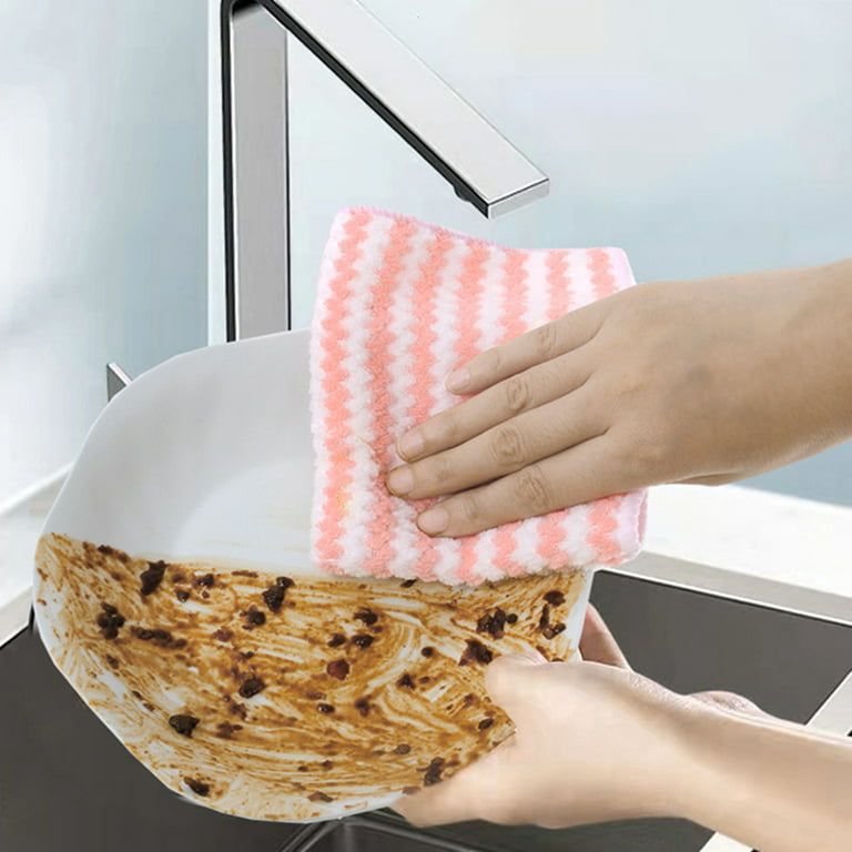 9 Pack Dish Cloths for Washing Dishes - Lint Free Kitchen Sponge Dishc –  SHANULKA Home Decor