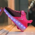 thumbnail image 2 of Kids Roller Shoes Boy Girl Sneakers with Wheels Become Sport Sneaker with Led for Christmas Birthday Children Show Gift, 2 of 6