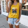 thumbnail image 2 of Rotm Usa Sleeveless V Neck Shirt 250th Anniversary USA Shirts Womens United States 250 Anniversary Tank Tops America 1776-2026 Patriotic Eagle Vest Yellow,3XL, 2 of 7