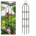 thumbnail image 3 of Metal Wedding Arch Stackable Flower Frame Stand Balloon Arch Archway Pergola DIY 185X40CM Green, 3 of 8