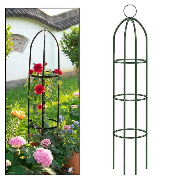 El de la boda del cenador del jardín del metal se ensambla libremente para varias rosas de plantas trepadoras 185X40CM Verde Colcomx Arco de boda