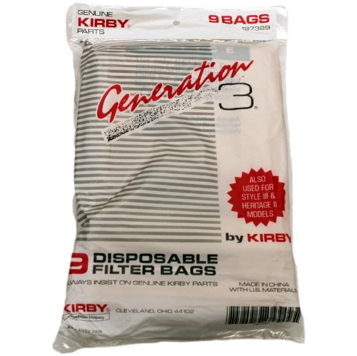 3Pk Kirby Paper Bag Style 3/Generation 3 Part 197289A