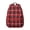Red-14, variant on Colorful Checkered Backpack Plaid and Geometric Pattern School Bag Unique Travel Bag for Student and Student