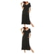 thumbnail image 4 of Batas de mujer Sonducket Camisón Ropa de dormir Manga negra M negro METRO 2piezas, 4 of 6