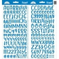 thumbnail image 2 of Doodlebug Abigail Font Alpha Cardstock Stickers 6"X13" 2/Pkg-Blue Jean, 2 of 3