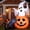 Ghost Pumpkin with Cat, variant on Joyfy 5 FT Halloween Inflatables Light up Pumpkin Ghosts Halloween Inflatables Outdoor Decorations,Blow up Halloween Yard Decorations