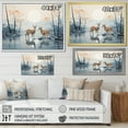 thumbnail image 4 of Designart "Deer Floating Animal In" Animals Floater Framed Canvas Print, 4 of 7