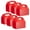 Red, variant on 24-Pack Treat Boxes - Candy Gable Boxes for Party Favors, Birthday, Wedding, Baby Shower (Red, 6.2x3.5x3.6 In)