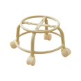 thumbnail image 4 of kowaku 360 degree Rotating Low Roller Seat Stool Lazy Housework Stool Round Kids Sturdy Lightweight Heavy Duty Pulley Low Stool for Salons Only Bottom Frame, 4 of 9