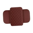 thumbnail image 3 of Cojín genérico para reposabrazos de coche, funda para caja de reposabrazos, almohadilla para consola central interior rojo, 3 of 9