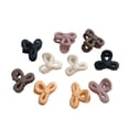 thumbnail image 2 of rygai 10Pcs/Set Women Hair Clip Boxed Solid Color Butterflies Semi circle Flower Non slip Mini Ladies Bang Side Hair Claw Clamp Hair Ties A, 2 of 8