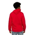 thumbnail image 2 of Men's Drip Patched Fleece Pullover Hoodie JK5042 - Red - 5X-Large, 2 of 3