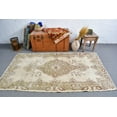 thumbnail image 3 of 3.8x7 ft Area Rug, Vintage Rug, Turkish Rug, Oushak Rug, Rugs For Bedroom, Beige Floor Rug, Turkish Area Rug, Handmade Bedroom Rug, 12915, 3 of 10