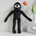 thumbnail image 2 of Ro-Blox Rainbow Friends - Peluche de juguete, capítulo 2, personaje de juego de dibujos animados, muñeco de peluche suave, regalo para niños y fanáticos, negro, un ojo, 33 cm, 2 of 2