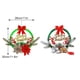 thumbnail image 3 of Wosthever La navideña verde con lámpara ilumina el hogar con alegría navideña Amplia gama de usos Plástico Kits de decoración para fiestas flor de Oro, 3 of 6