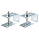 thumbnail image 1 of 2 piezas de sujetadores de Clips para fregadero, soporte de montaje resistente, soportes para fregadero, Clips de lavabo de cerámica para Baño A Soledad soporte para fregadero bajo encimera, 1 of 7