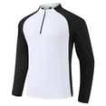 thumbnail image 5 of Men's Performance Long Sleeve T-Shirt Active Athletic Workout Top Breathable Comfortable Fitness Shirt for Running Training Outdoor Sports Mens Work Shirts Summer Basic Tee Shirts, 5 of 9