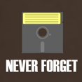 thumbnail image 3 of CafePress - Never Forget Floppy Disks Dark T Shirt - Men's Classic Graphic Cotton T-Shirt, 3 of 4