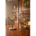 thumbnail image 5 of Retro Style Table Clocks, Handcrafted, Brass, Set of 2, 5 of 6