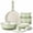 Green 11PCS, variant on Gipp 5pcs Pots and Pans Set Non Stick,Ceramic Cookware Sets with Removable Handle, Oven & Dishwasher Safe,Induction Cookware,Kitchen Cooking set,Orange