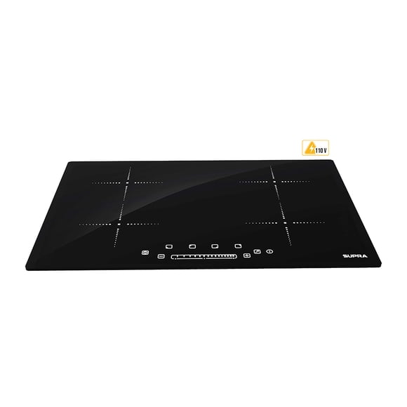 Parrilla de inducción magnética touch SUPRA INDUZIONE 76 para empotrar 4 quemadores 14 niveles de potencia