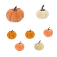 thumbnail image 3 of 7 calabazas artificiales de terciopelo para decoración, calabazas de imitación de espuma para bodas, fiestas, otoño, granja, accesorios fotográficos Estilo F, 3 of 8