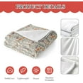 thumbnail image 3 of Vintage Floral Blanket - Wildflower Throw Blanket, for Couch & Bed, 50x60 Inches, 3 of 12
