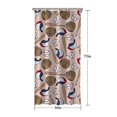 thumbnail image 5 of Pink Baseball Gear Pattern Shower Curtain 36"x72" ,Bathroom Decorative Shower Curtains Set with 12 Hooks,Modern Waterproof Washable Shower Curtain, 5 of 6