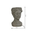 thumbnail image 2 of Hi-Line Gift Ltd 77132-B Elegante Petite Woman Head Plant Stand Statue, 2 of 8