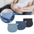 thumbnail image 4 of 3pcs Waist Extender Pregnant Adjustable Waistband Expanders Gray Denim Blue, 4 of 9