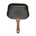 thumbnail image 3 of Loewten Nonstick Grill Pan Set Aluminum  Square Cookware for Meats, Steak, Fish and Vegetables, 3 of 8