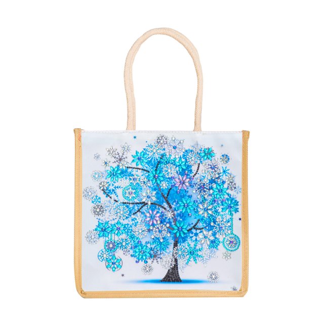 Bolso 5D Bolsas Almacenamiento Compras Lino Invierno DIY (GT5018)