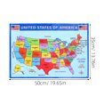 thumbnail image 4 of HEATSHAKING High Definition Usa Map for Wall Featuring Detailed Labels and Artistic Design, 4 of 6