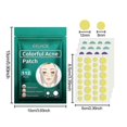 thumbnail image 2 of EELHOE 112 Patches Colorful Acne Patch Acne Removal Stickers Pimple Remover Tool Face Skin Care for Day Night Use, 2 of 5