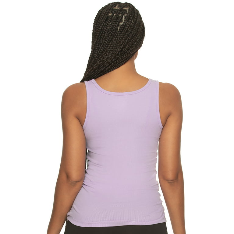 Felina Cotton Ribbed Tank Top - Class Tank Top for Women, Workout Tank Top  For Women (Color Options Available) (Grape Leaf, Small)