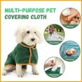 thumbnail image 6 of Crowdstage Dog Drying Coat, Super Absorbent Dog Bathrobe  Microfibre Towel Robe for Drying Dogs, Super Soft & Fast Drying Dog Bath Robe, Adjustable Collar & Waist Dog Drying Robe for Super Big Dog, 6 of 9