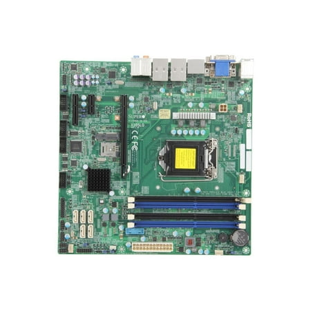 Supermicro X10SLQ Micro ATX Server Motherboard LGA 1150 Intel Q87 Express PCH (Lynx Point) Chipset DDR3 1600 (Best Home Server Motherboard 2019)