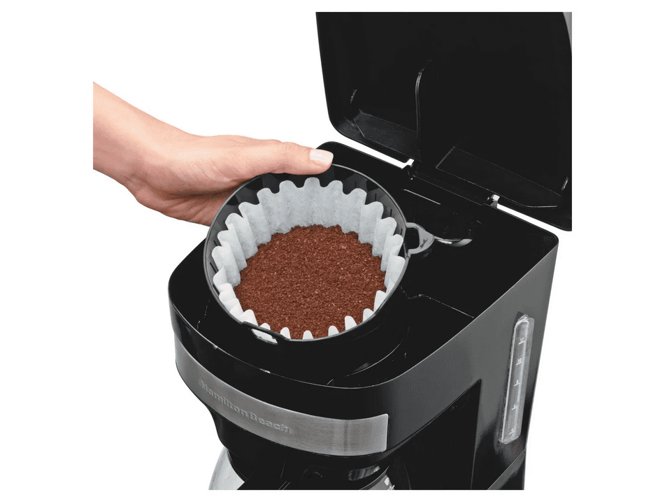 Restored Hamilton Beach 12 Cup Programmable Coffee Maker 52580270 46290 (Refurbished)