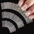 thumbnail image 4 of Pegatinas para uñas PEPFTG 3D luna y estrella plateadas, 30 hojas, 4 of 6
