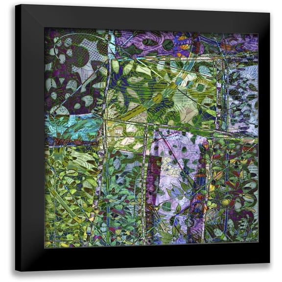 Mountain, Ricki 12x12 Black Modern Framed Museum Art Print Titled - B-Jeweled Deco IV