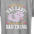 thumbnail image 3 of Disney Classics - Cats & Dogs - Cat Lady Like Its A Bad Thing - Women's Short Sleeve Graphic T-Shirt, 3 of 5