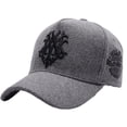 thumbnail image 2 of Winter Warm Woolen High Top Baseball Hat Men Fashion Big Head Trucker Hat Deepen Plus Size Wool Felt Sport Cap 56-60cm 60-66cm56-60cm Gao Jinjia LED, 2 of 2