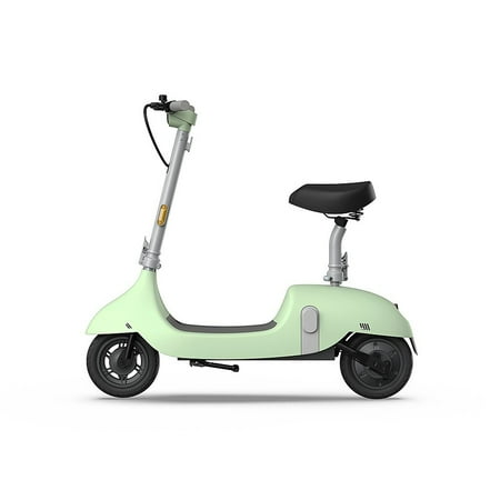 OKAI - Ceetle Pro Electric Scooter with Foldable Seat w/35 Miles Operating Range & 15.5mph Max Speed - Green