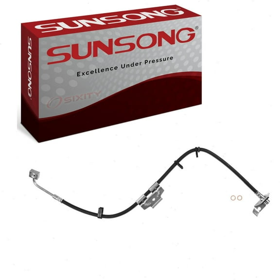 Sunsong Front Right Brake Hydraulic Hose compatible with Dodge Ram 3500 2003-2010